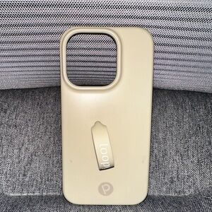 Sandstone iPhone 14 Pro Loopy Case